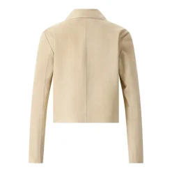 Arma Jacke Emy aus Veloursleder beige Lederjacke