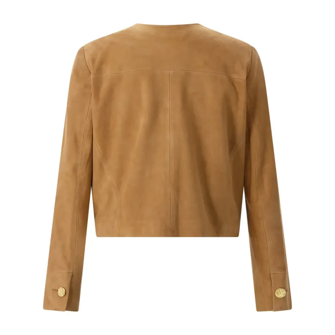 Arma Jacke Lorenne aus Veloursleder braun Lederjacke