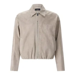Arma Jacke Loua aus Veloursleder beige Lederjacke