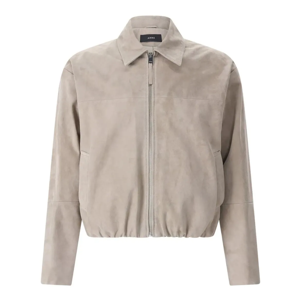 Arma Jacke Loua aus Veloursleder beige Lederjacke
