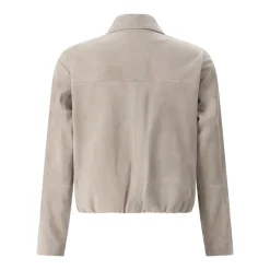 Arma Jacke Loua aus Veloursleder beige Lederjacke