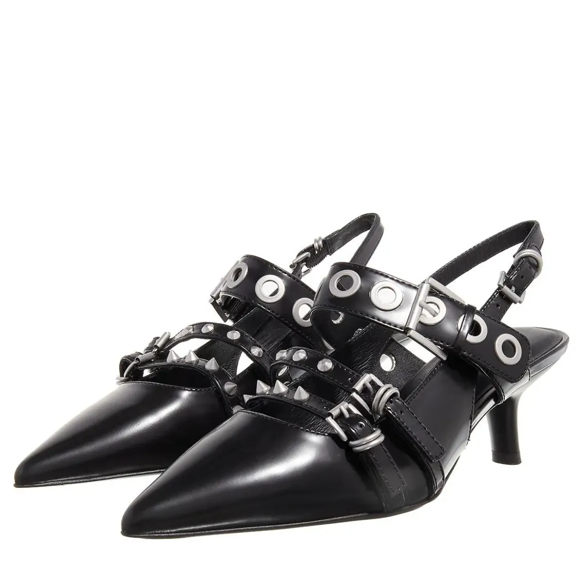 Ash Babel02 Black Pumps