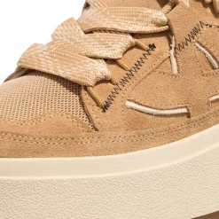 Ash Movie01 Camel/Eggnug Fur Plateau-Sneaker