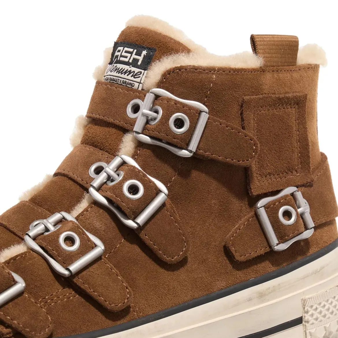 Ash Ranbowfur01 Calf Suede Land High-Top-Sneaker