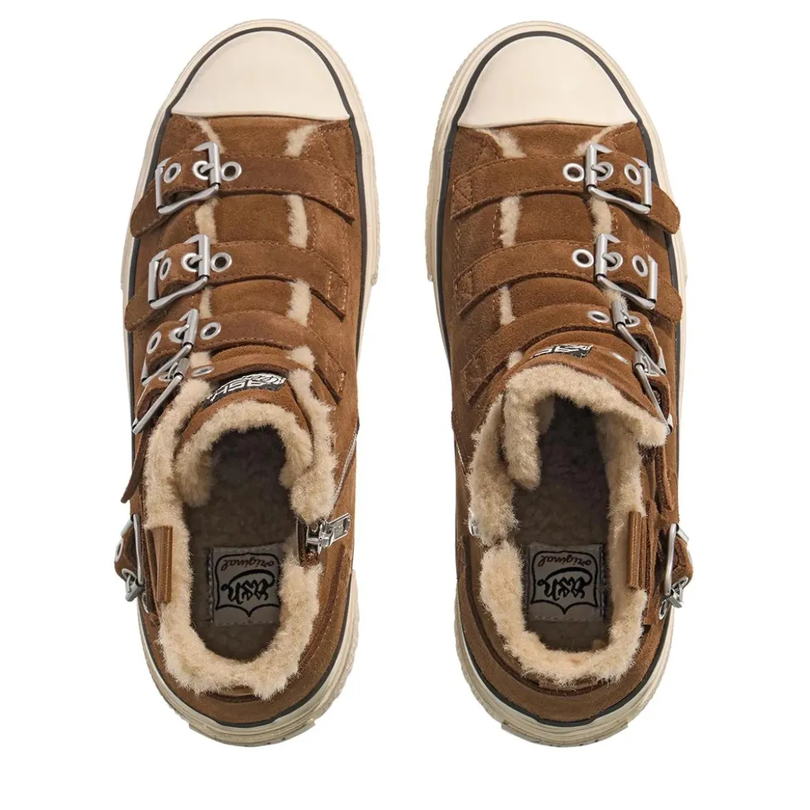 Ash Ranbowfur01 Calf Suede Land High-Top-Sneaker