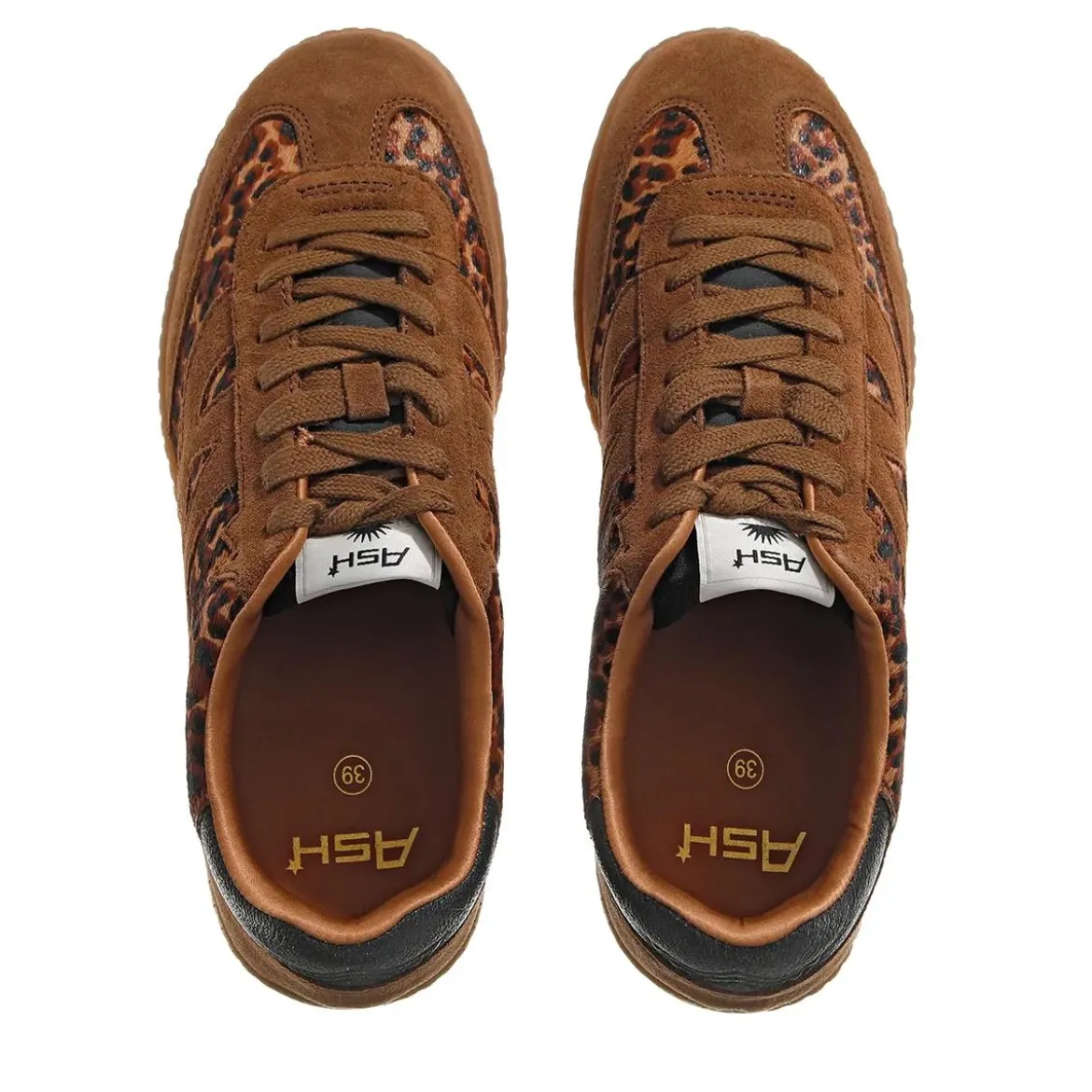 Ash Sunset03 Calf Suede Land/Pony Line Low-Top-Sneaker