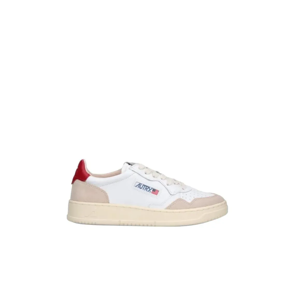Autry International "Medalist" Low-Top Sneakers White Rot Low-Top-Sneaker
