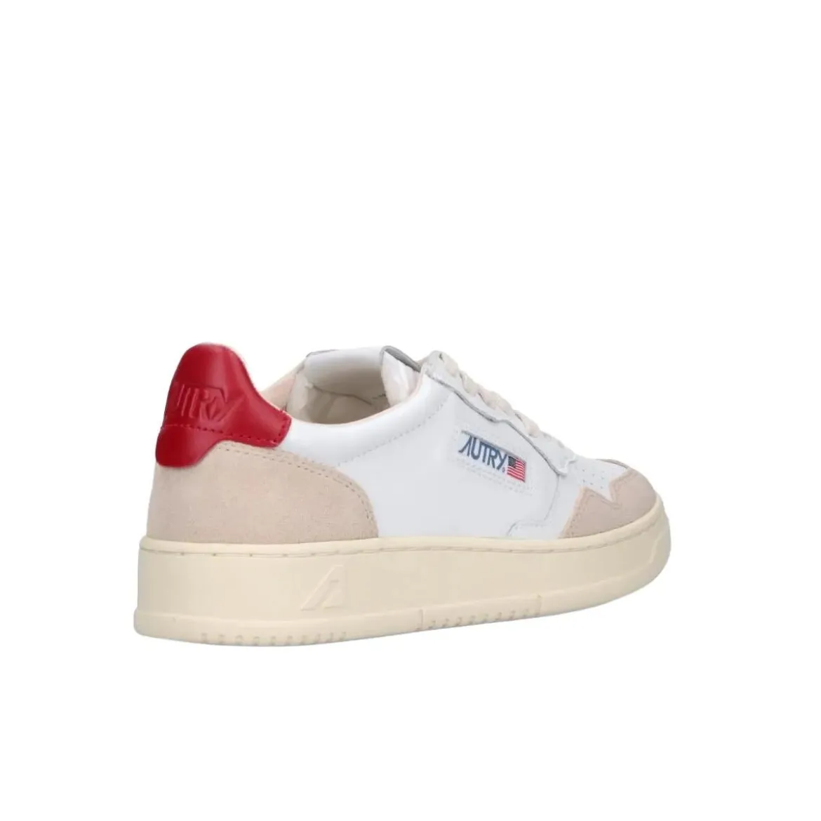 Autry International "Medalist" Low-Top Sneakers White Rot Low-Top-Sneaker