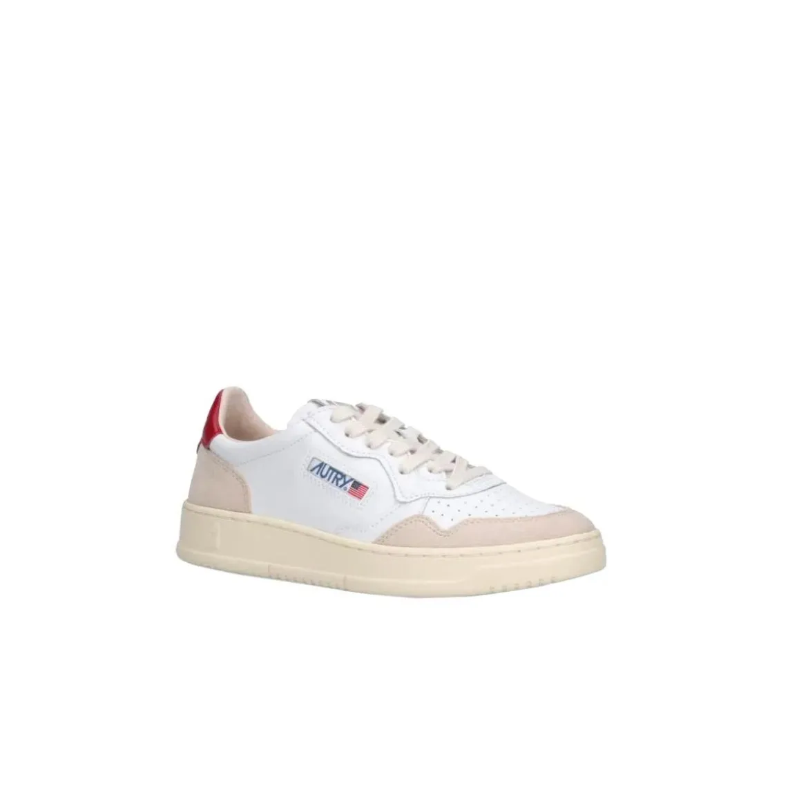 Autry International "Medalist" Low-Top Sneakers White Rot Low-Top-Sneaker