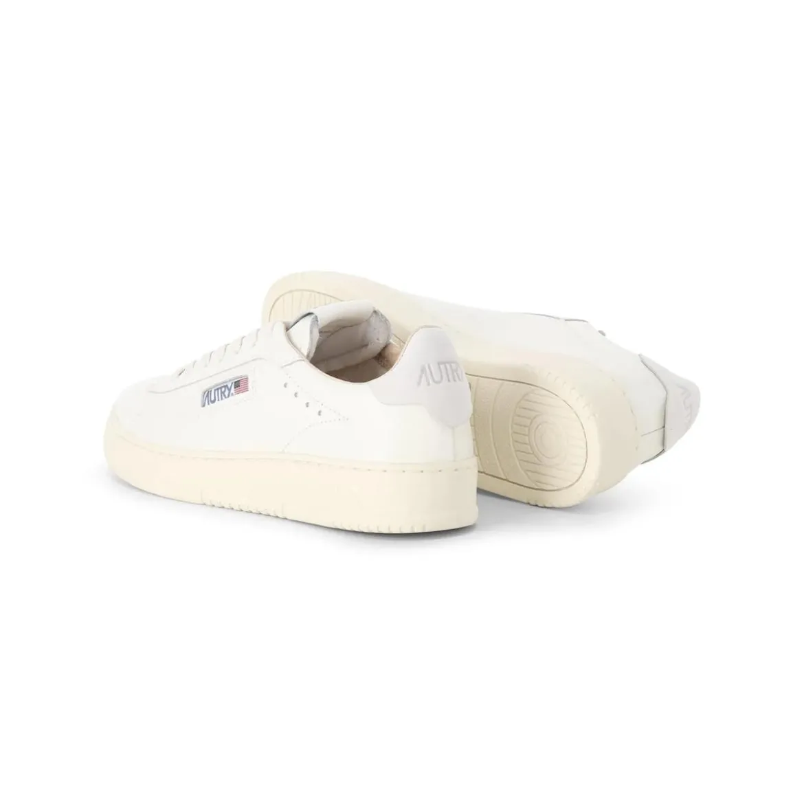 Autry International Sneaker Dallas Low Creme Schnürschuhe