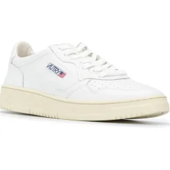 Autry International Sneaker Medalist aus Leder Weiß Low-Top-Sneaker