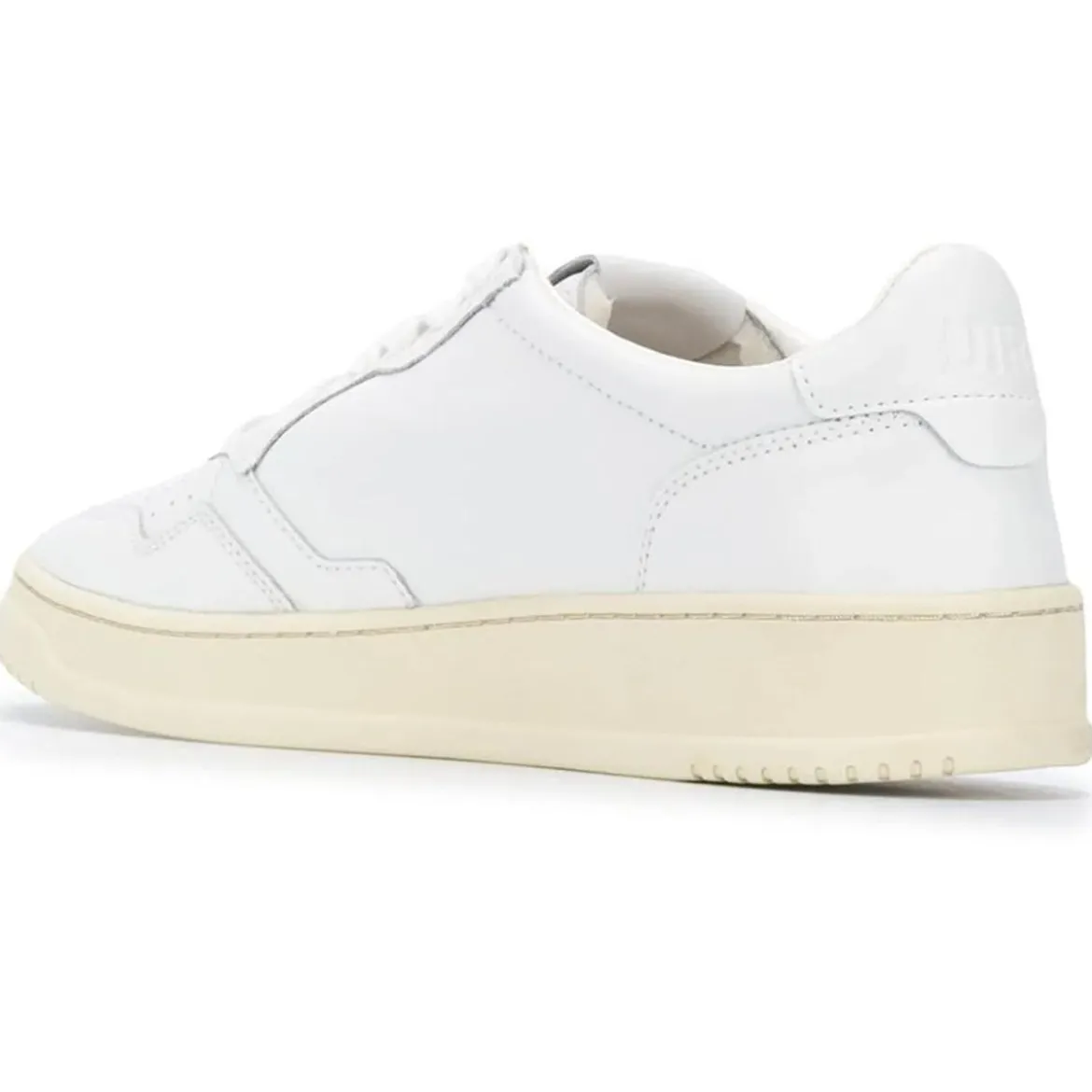 Autry International Sneaker Medalist aus Leder Weiß Low-Top-Sneaker