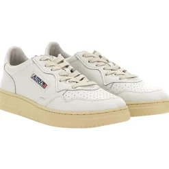 Autry International Sneaker Medalist aus Leder Weiß Low-Top-Sneaker