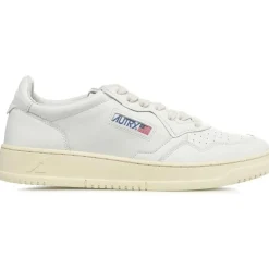 Autry International Sneaker Medalist aus Leder Weiß Low-Top-Sneaker