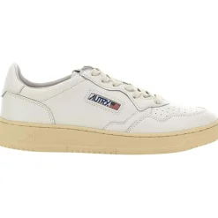 Autry International Sneaker Medalist aus Leder Weiß Low-Top-Sneaker