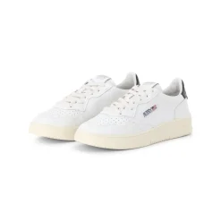 Autry International Sneaker Medalist aus Leder 22 wht/black Schnürschuhe