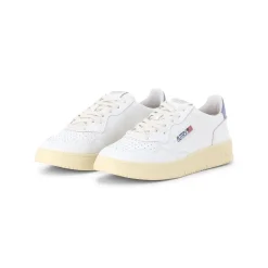 Autry International Sneaker Medalist aus Leder 22 wht/black Schnürschuhe