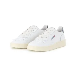 Autry International Sneaker Medalist aus Leder 22 wht/black Schnürschuhe