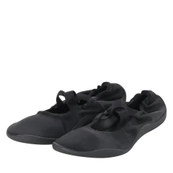 Balenciaga Ballerinas Shibuya mit Logo schwarz Schnürschuhe