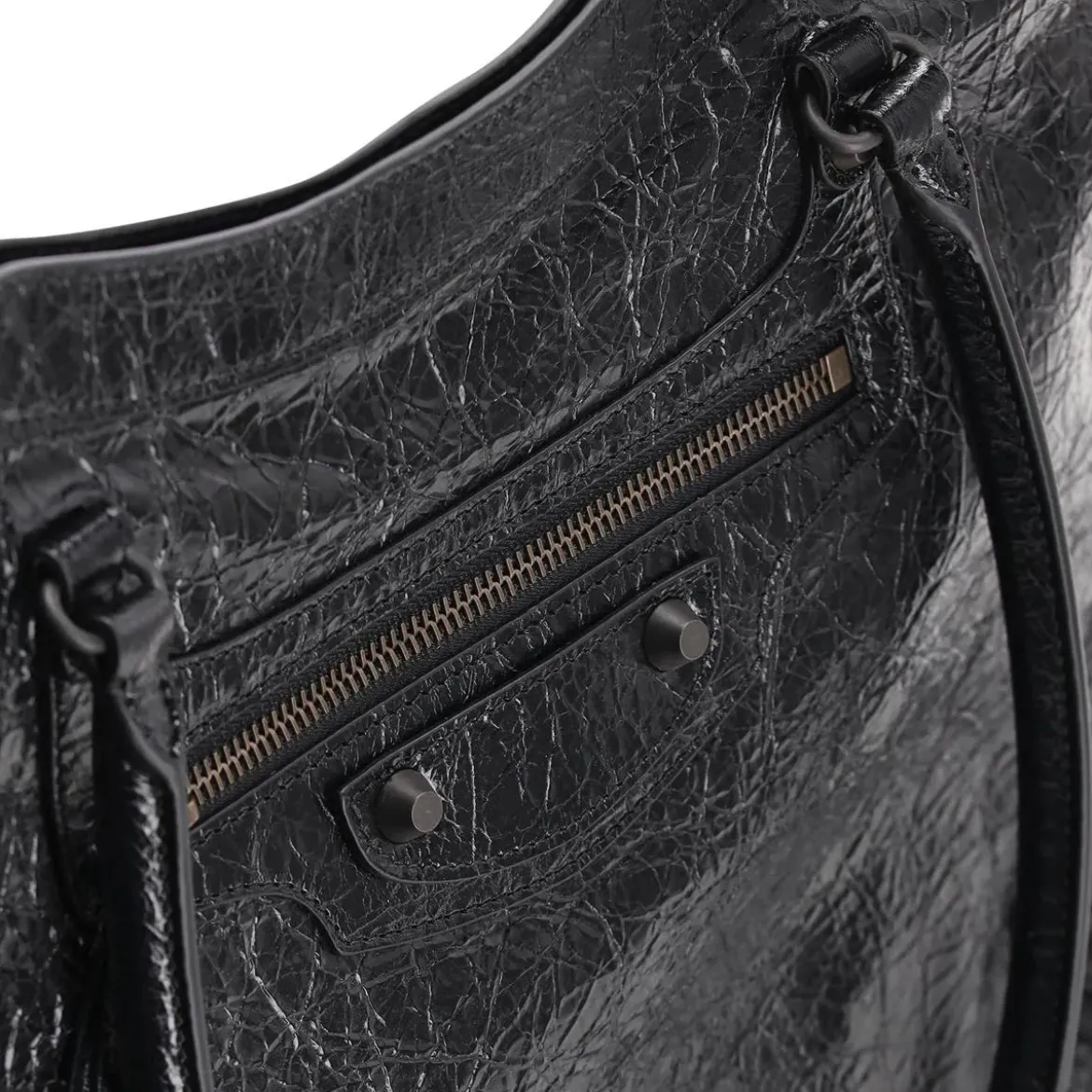 Balenciaga Handtasche aus Leder schwarz Tote
