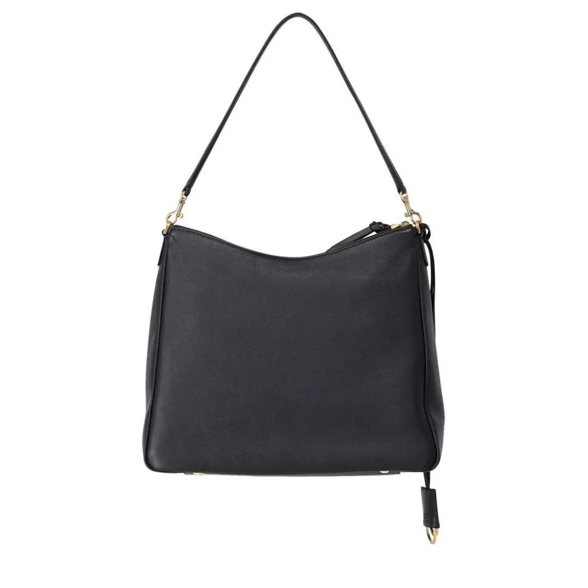 Balenciaga Schultertasche Rodeo aus Leder schwarz Schultertasche
