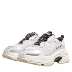 Balenciaga Triple S Metallic 8191 black/white/silver Low-Top-Sneaker