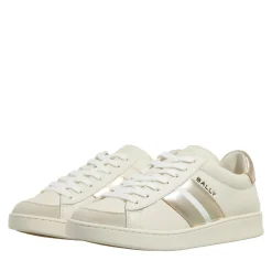 Bally Thiago-W White/Gold Low-Top-Sneaker