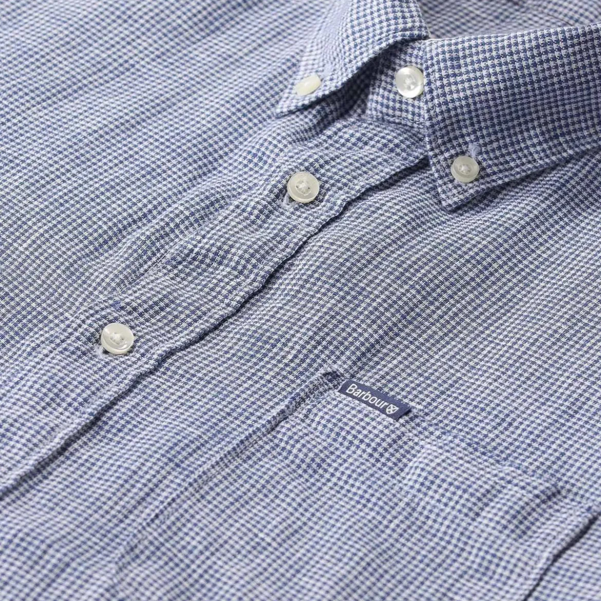 Barbour Hemd Linton aus Leinen beige Hemd