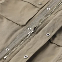 Belstaff Jacke Hayfield aus Baumwolle & Leinen grün Übergangsjacke