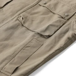 Belstaff Jacke Hayfield aus Baumwolle & Leinen grün Übergangsjacke