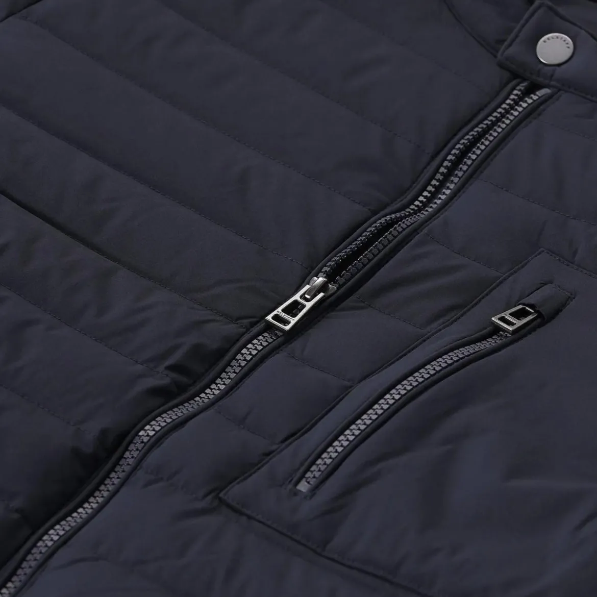 Belstaff Jacke mit Logo blau Daunenjacke