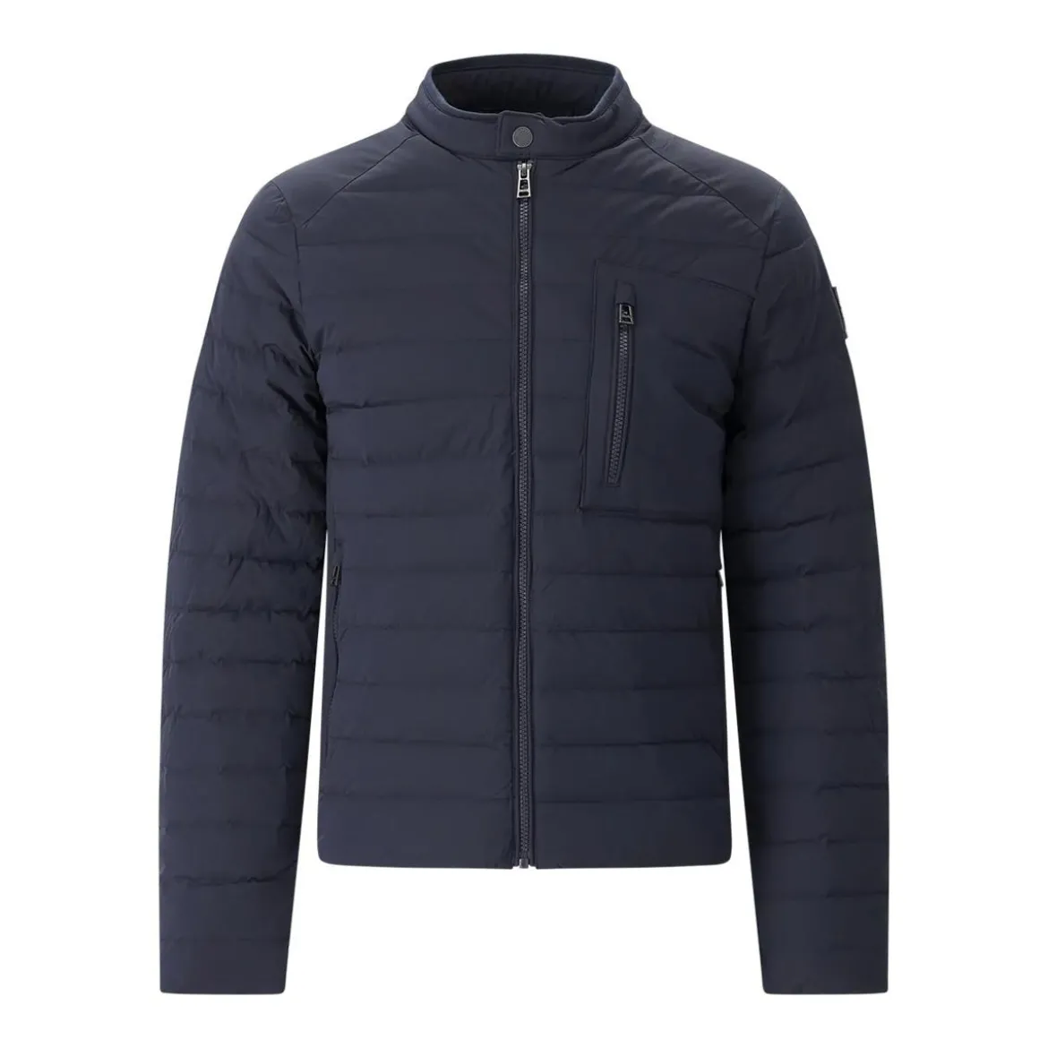 Belstaff Jacke mit Logo blau Daunenjacke