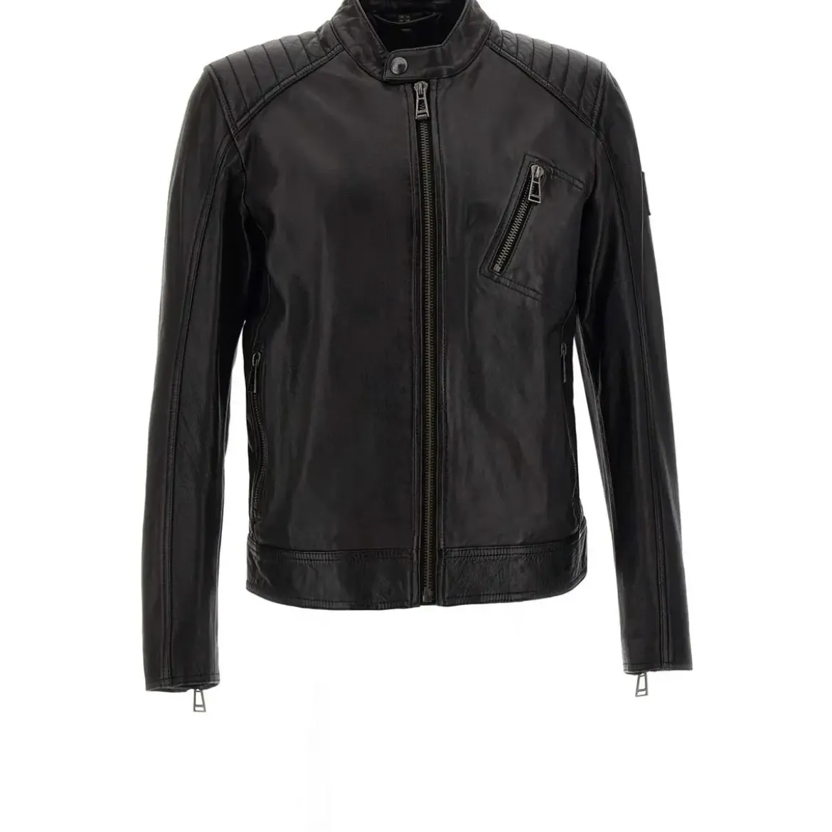 Belstaff Jackets Black Schwarz Lederjacke