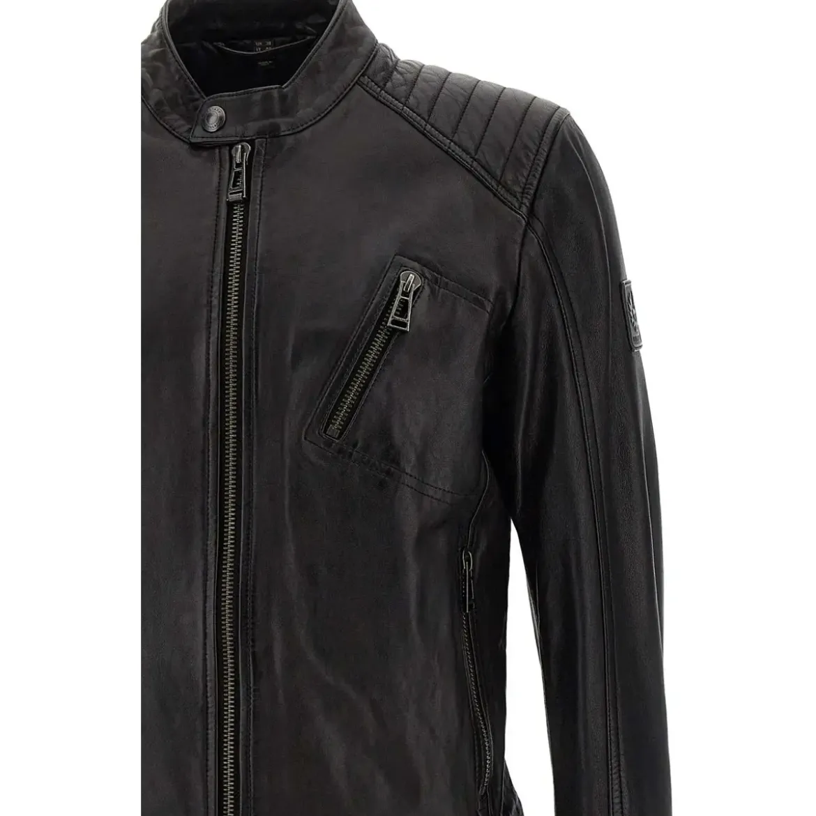 Belstaff Jackets Black Schwarz Lederjacke