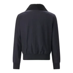 Belstaff Overshirt aus Woll-Mix dunkelblau Übergangsjacke