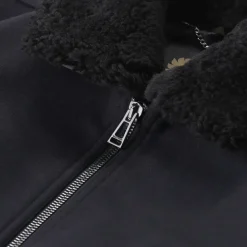 Belstaff Overshirt aus Woll-Mix dunkelblau Übergangsjacke