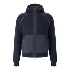 Belstaff Strickjacke mit Logo blau Übergangsjacke
