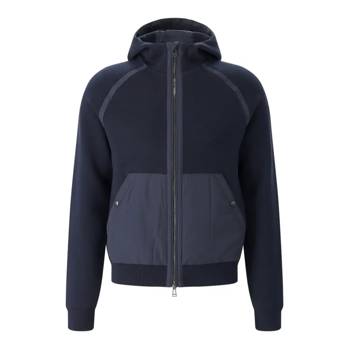 Belstaff Strickjacke mit Logo blau Übergangsjacke
