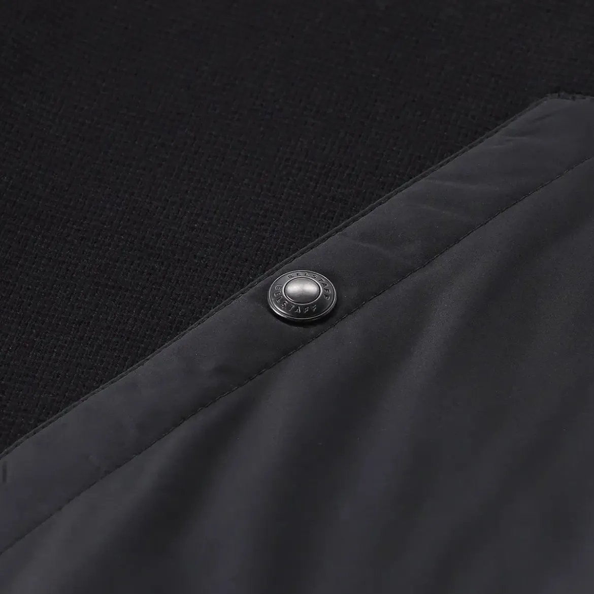 Belstaff Strickjacke mit Logo blau Übergangsjacke