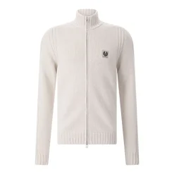Belstaff Strickjacke Watch aus Wolle beige Strickjacke