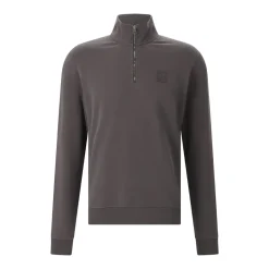Belstaff Sweatshirt mit Reißverschlusskragen grün
