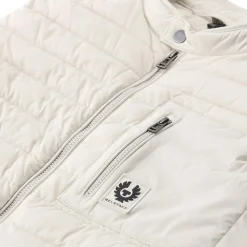 Belstaff Weste mit Logo weiß Weste