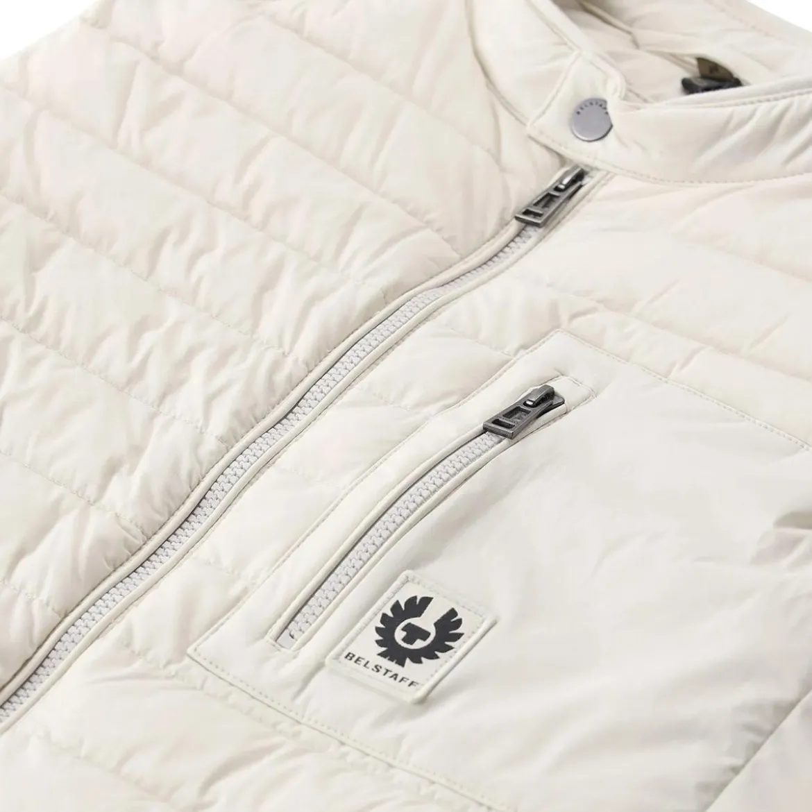 Belstaff Weste mit Logo weiß Weste