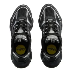 Buffalo Cld Run Jog Black/Silver Low-Top-Sneaker