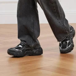 Buffalo Cld Run Jog Black/Silver Low-Top-Sneaker