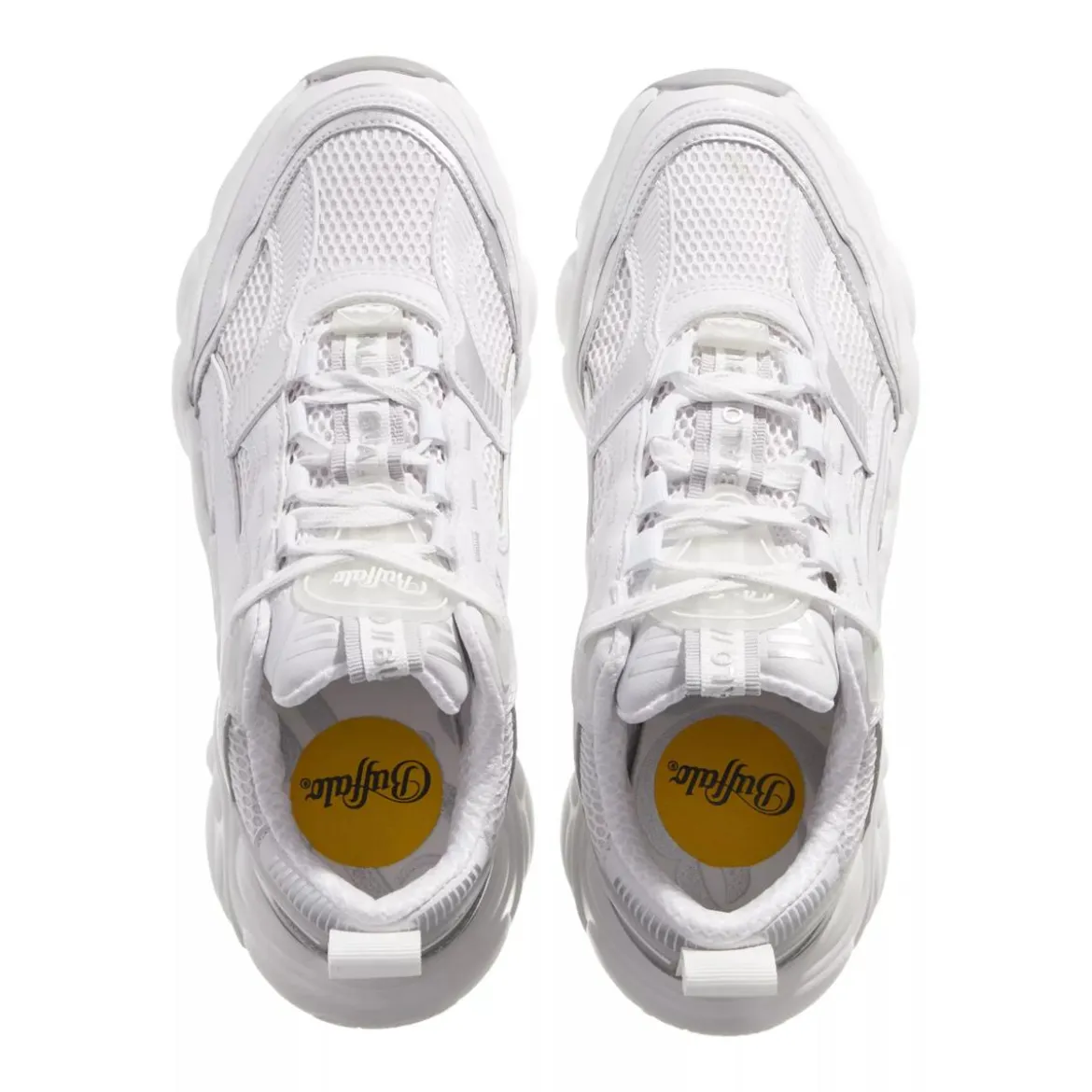 Buffalo Cld Run White/Silver Low-Top-Sneaker