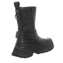 Buffalo Roam Biker Hi Black Stiefeletten
