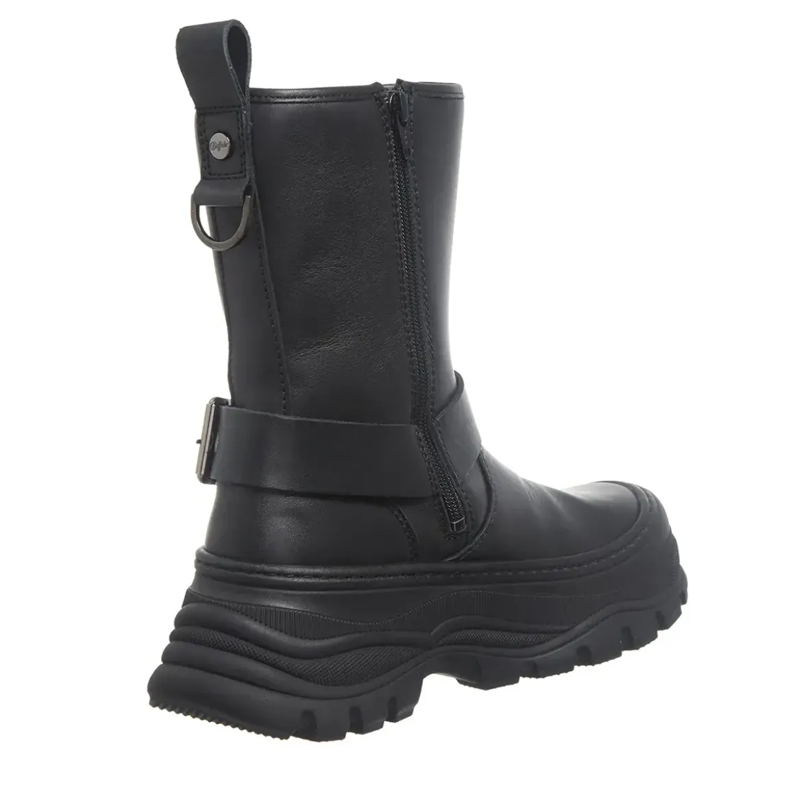Buffalo Roam Biker Hi Black Stiefeletten