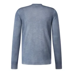 CALIBAN Pullover aus Kaschmir-Seiden-Mix blau Pullover