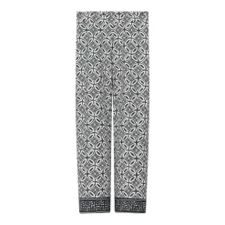 Cambio Allison creme/blue geometric Hose